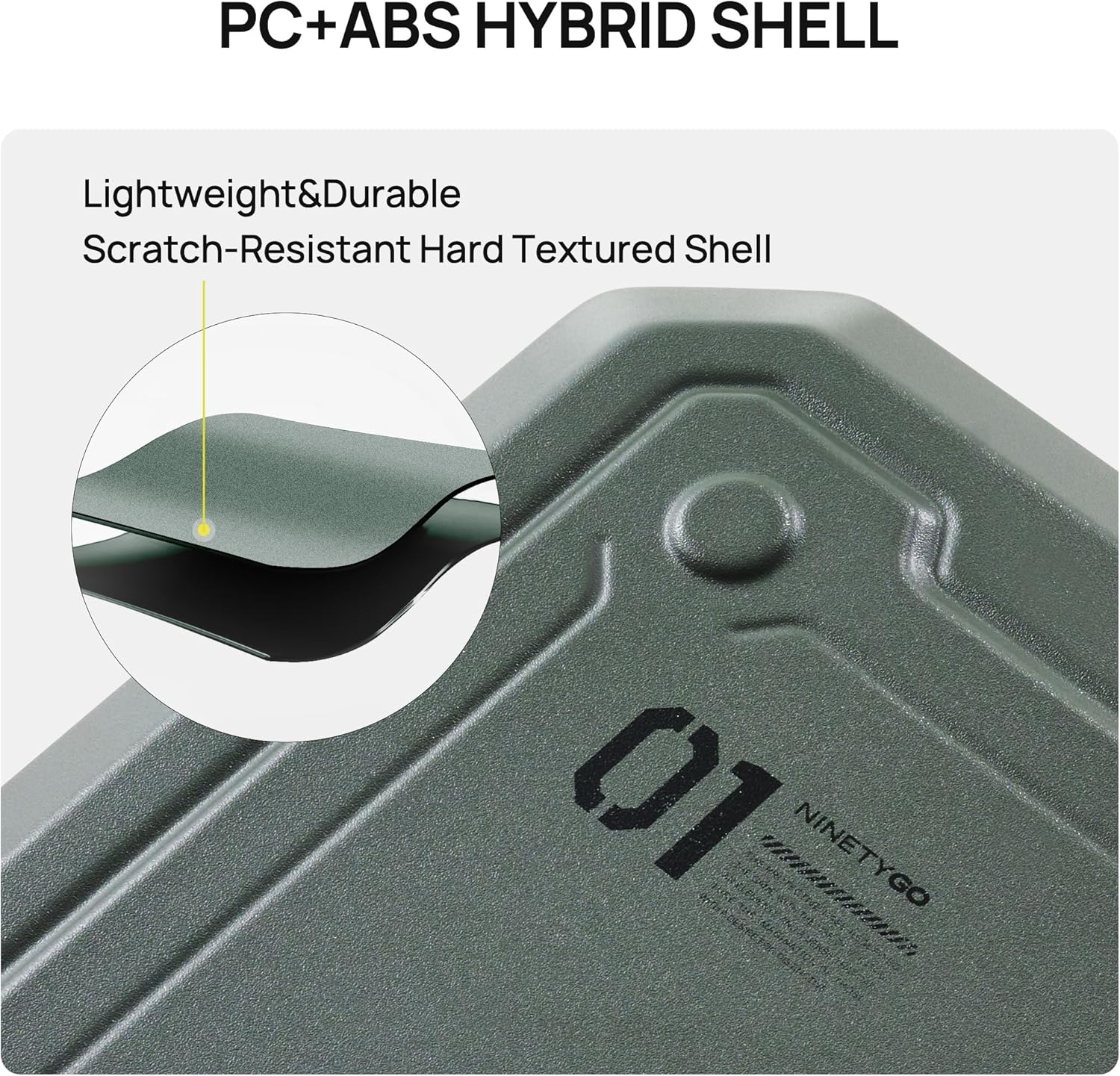 NINETYGO Carry On Luggage 22x14x9 Airline Approved, Carry On Suitcase with Smooth Double Spinner Wheels, Hard Shell PC+ABS Suitcase Carry-On, Lightweight Travel Luggage, TSA Approved (Black, Sahara) - Image 6