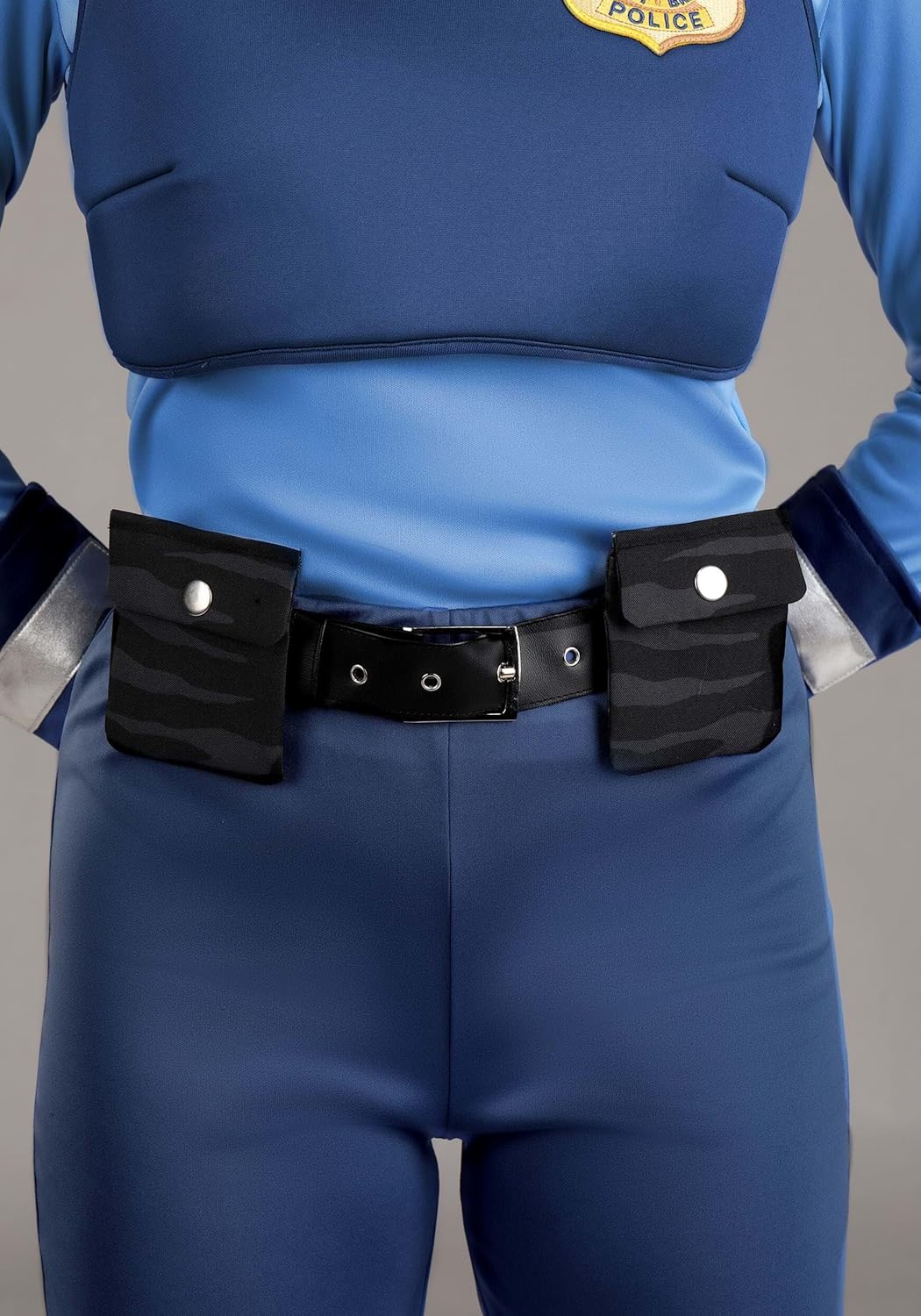 Disney Zootopia Judy Hopps Costume for Women - Includes Shirt, Pants, Vest, Belt, Tail, Badge, Gloves & Bunny Headpiece