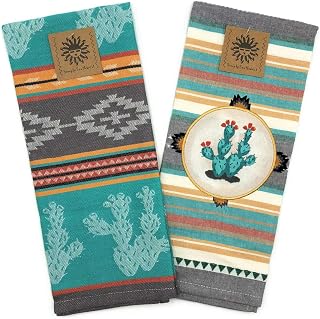 Kay Dee Designs Southwest Craze Appliqued and Jacquard Tea Towel Set