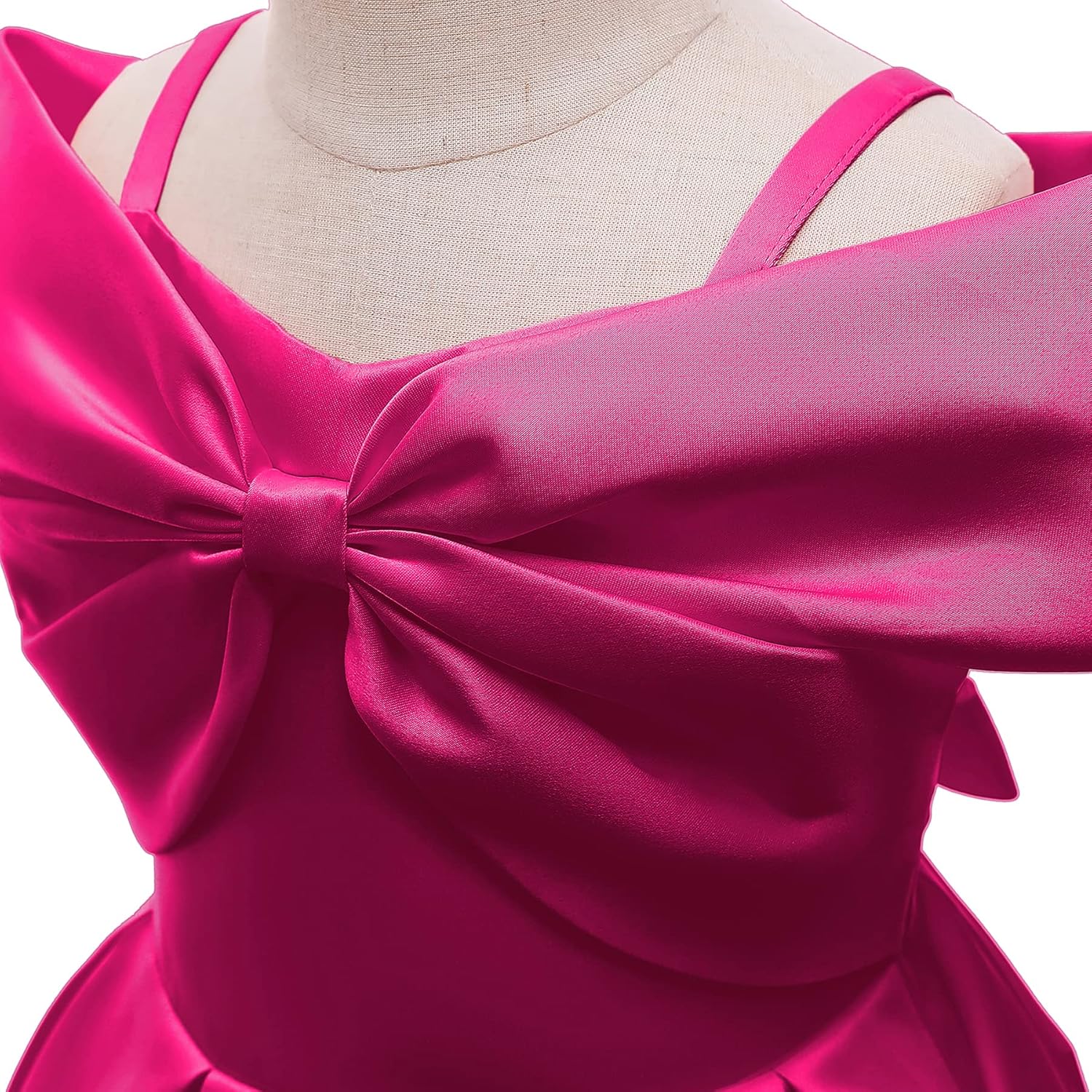 JerrisApparel Girl Party Dress Off Shoulder Princess Pageant Dress Kids Prom Ball Gown - Image 2