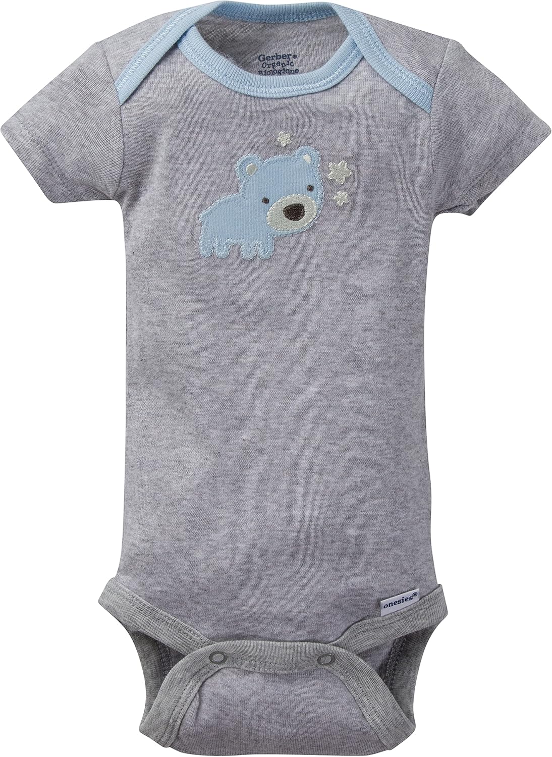 Gerber baby-boys 5-pack Short Sleeve Variety Onesies Bodysuits Preemie Stripe Bear