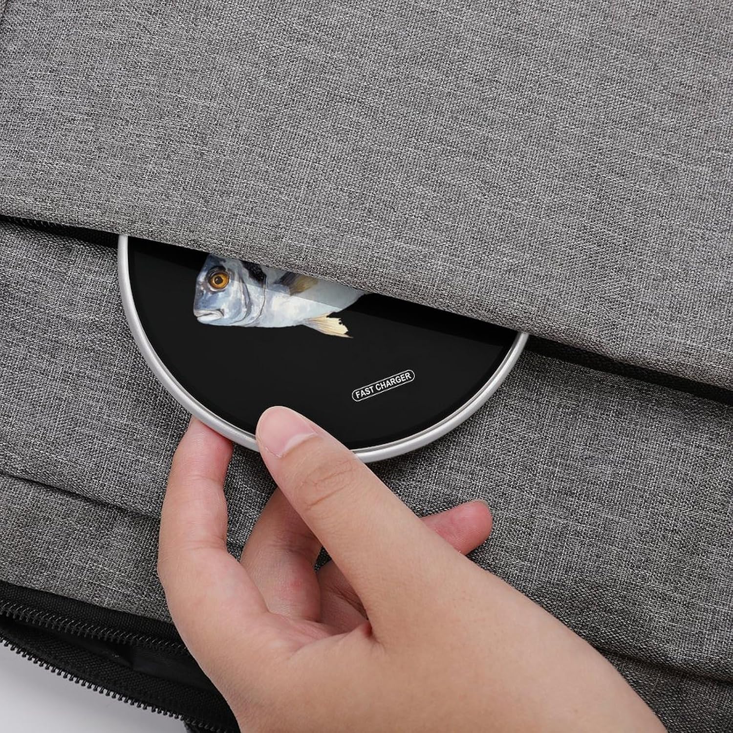 Sea Bream Fish Portable Phone Charger Charging Station Pad 10W image 4