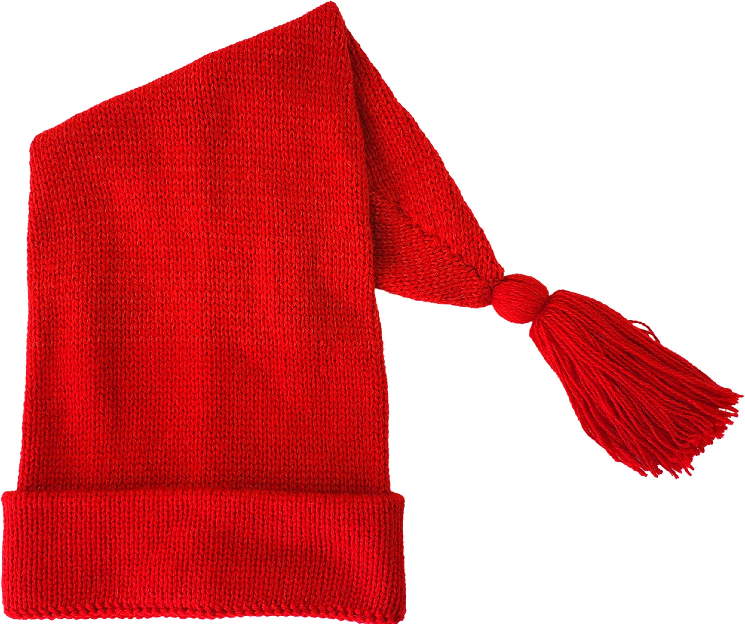 Etchiboy Voyageur Red Toque Hat Cap Historical Alpaca Wool