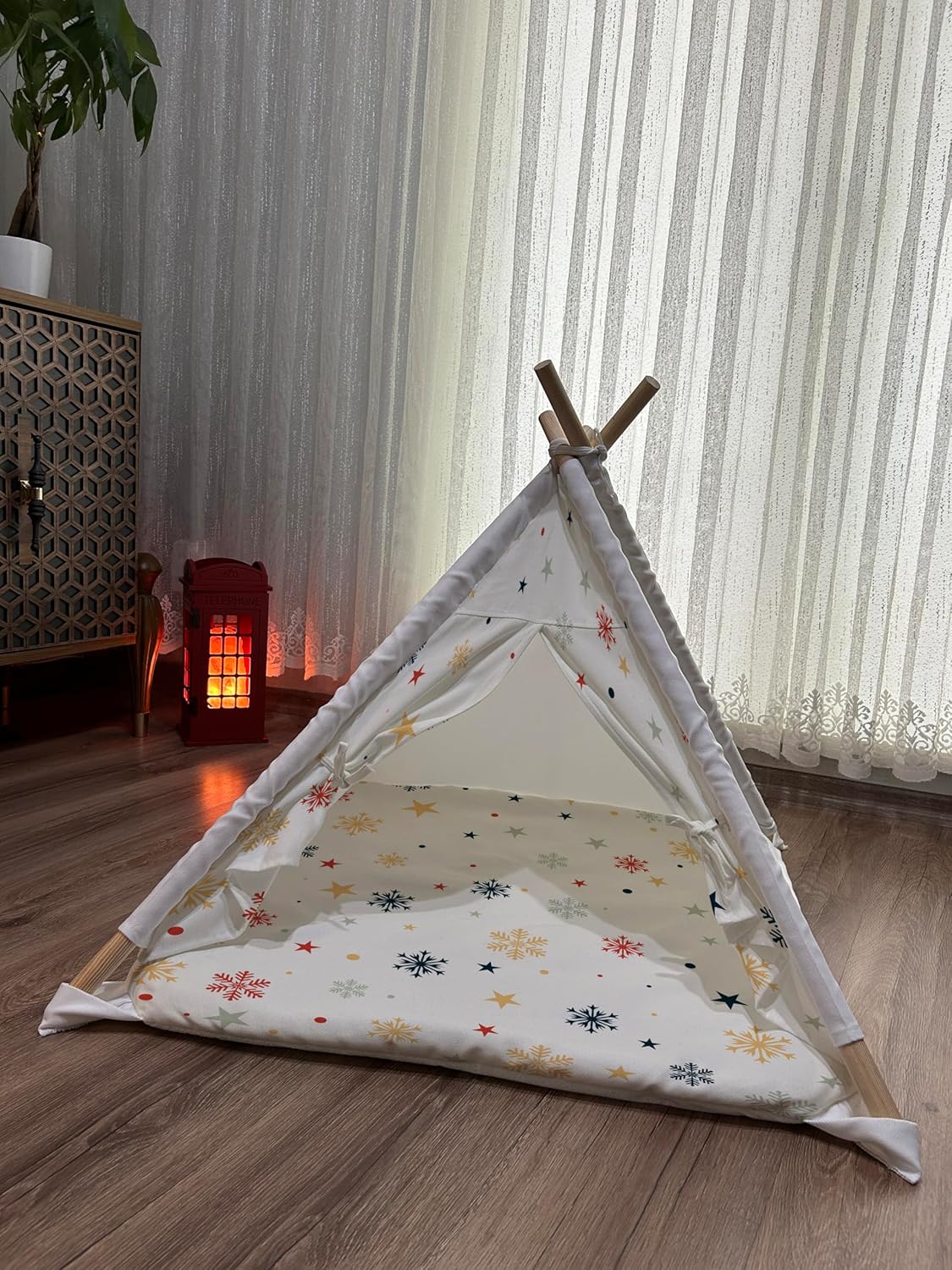 Pet Tent, pet Teepee, cat Teepee, Dog Teepee, cat House, Dog House, Teepee for Pets 77