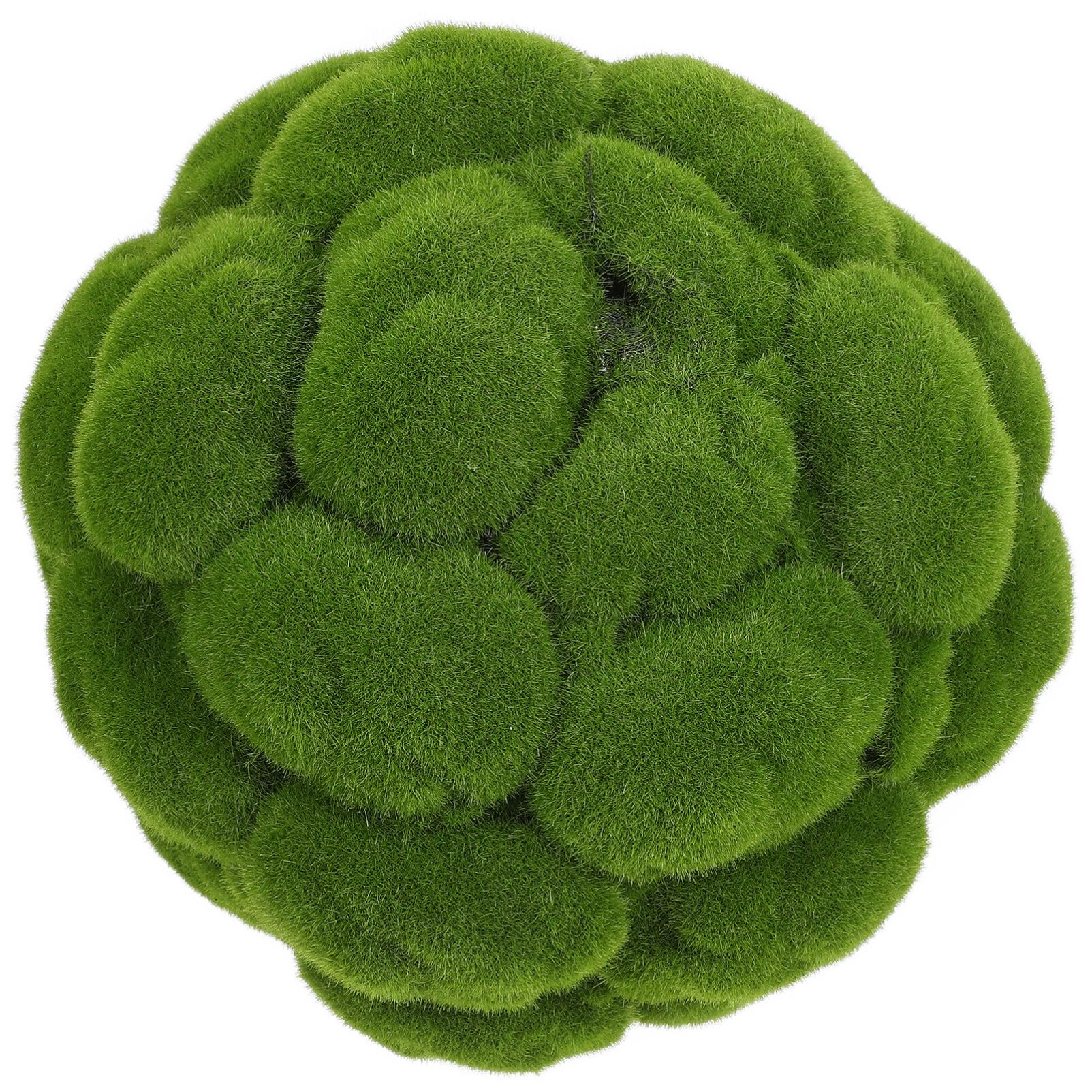 Bola de Musgo Artificial Verde de PVC para Ventanas y Paisajes