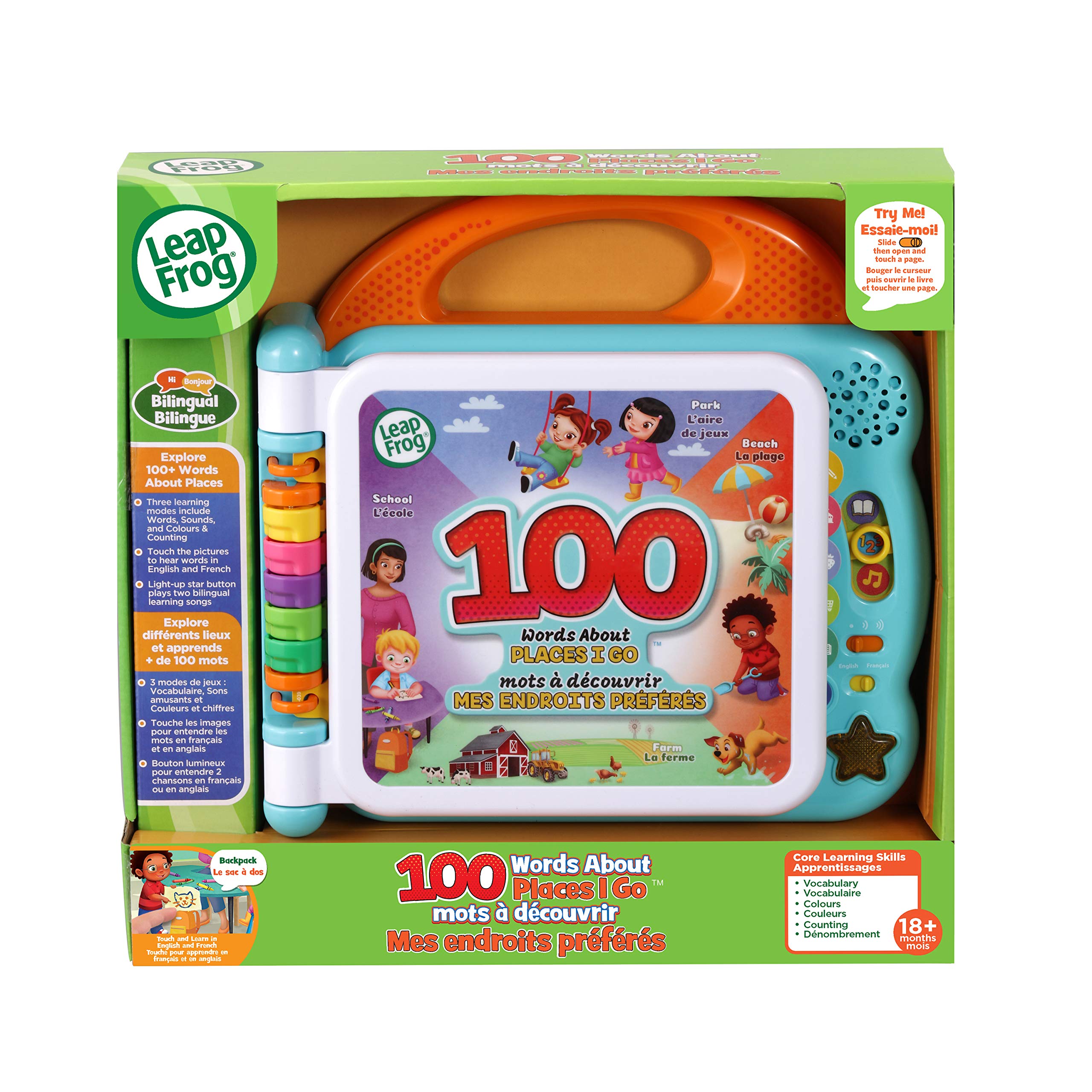 LeapFrog 100 Words About Places I Go Book (Bilingual English-French) - 4