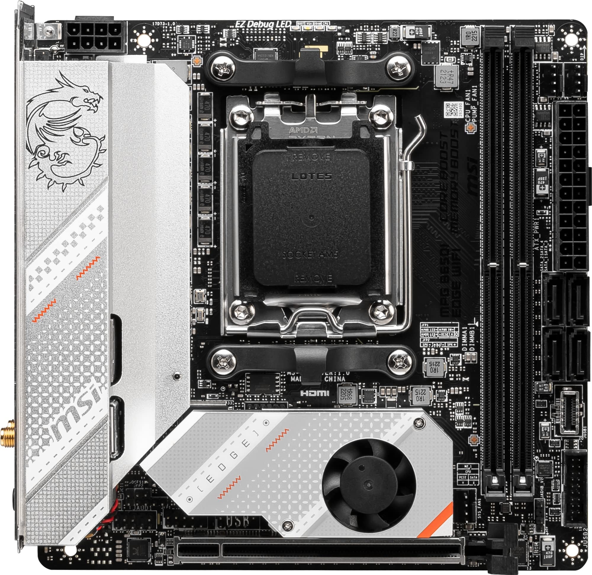 Amazon | 【セット買い】MSI MPG B650I EDGE WIFI マザーボード Mini