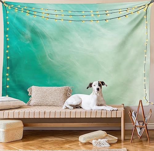 Miniatura 24 de Lunarable Tapiz de girasol tamaño Queen, ramo de ilustraciones inspiradas en la naturaleza abstracta composición retro, colcha colgante de pared,