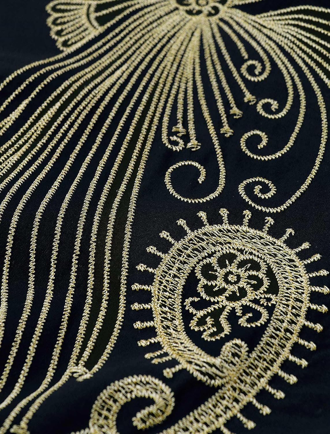 EDOLYNSA Moroccan Kaftan Dresses for Women Plus Size Caftans Loungewear Embroidered Beach Kaftan Cover up mumu House Dress - Image 8