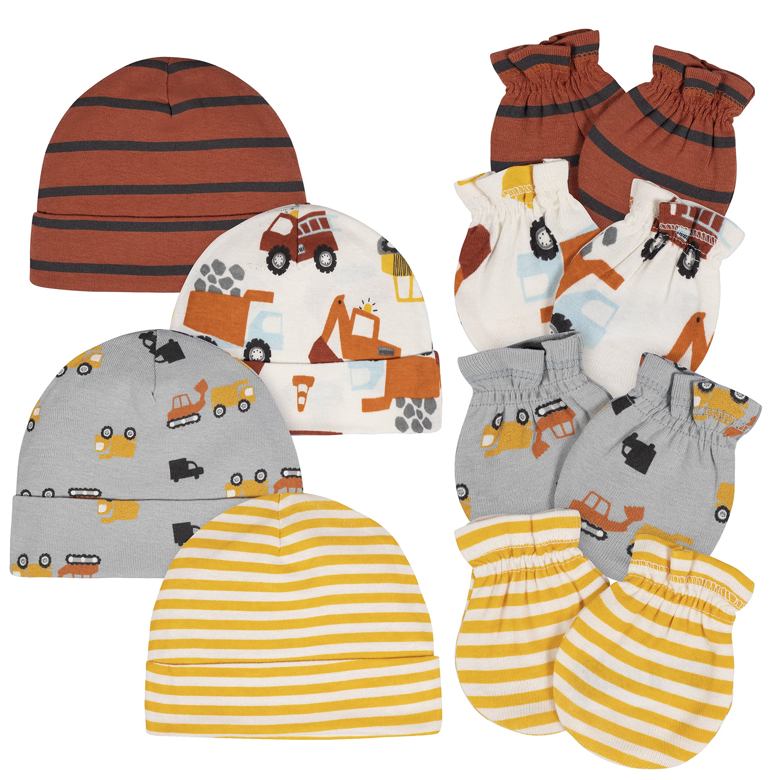 GerberBaby Boys' Cap and Mitten SetsOEKO-TEX STANDARD 100