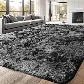 Rugs Living Room - 160x230cm Soft Fluffy Area Rugs for Bedroom - Washable Rug Antiskid Shaggy Rug Carpets - Suit for Bedroom Dorm Nursery Kids Room Office Lounge Home Decor