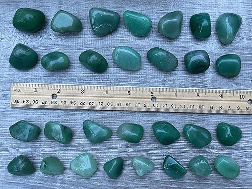 Miniatura 6 de Piedras pulidas de aventurina verde de 12 libra, piedra preciosa de aventurina verde pulida, cristales curativos de aventurina verde (aventurina