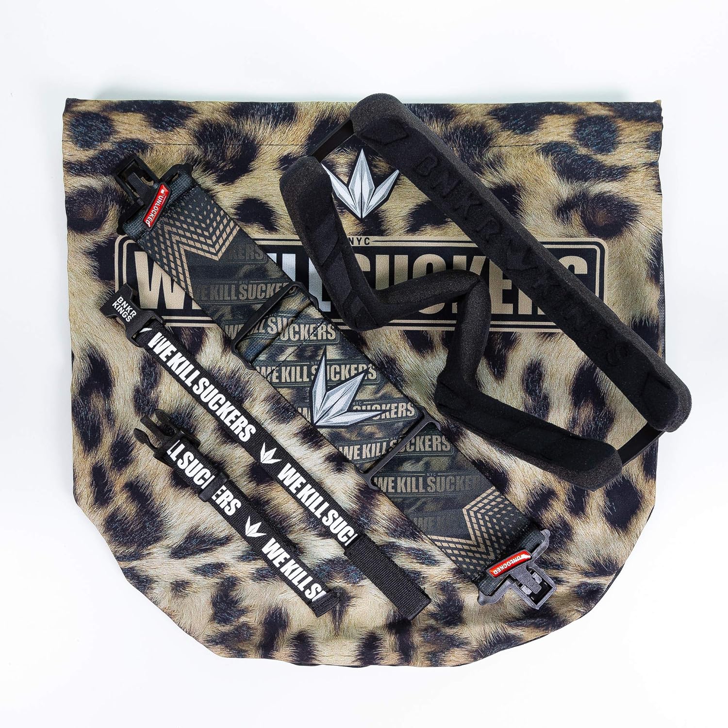 Bunker Kings VIO Paintball Goggle/Mask Upgrade Kit - Includes: 3D Foam, Strap, Chin Strap and Goggle Bag - Works with CMD and VIO