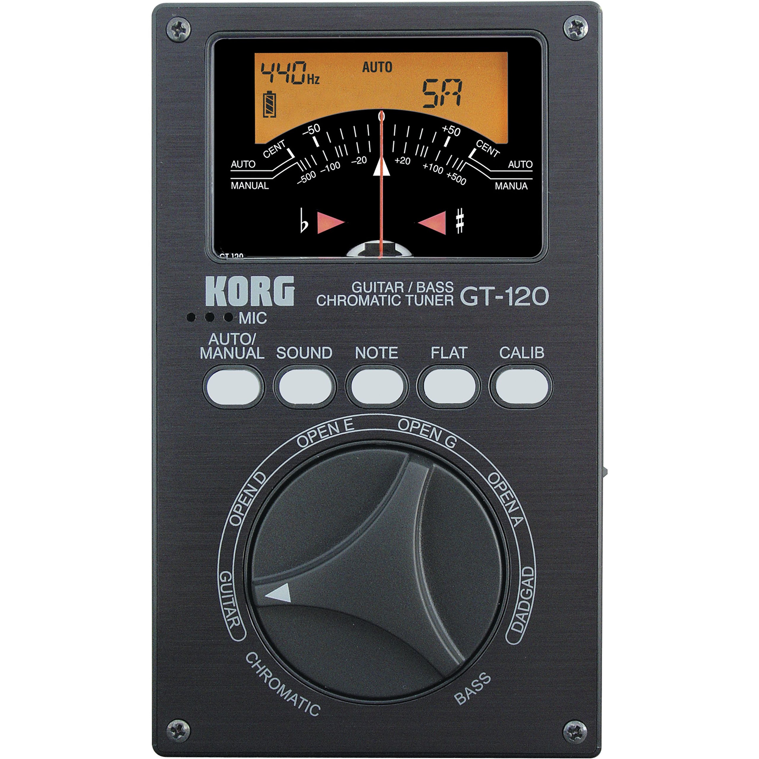 KORG クロマチックチューナー ギター/ベース用 GT-120(中古品) Amazon.co.jp: KORG クロマチックチューナー ギター/ベース用 GT-120