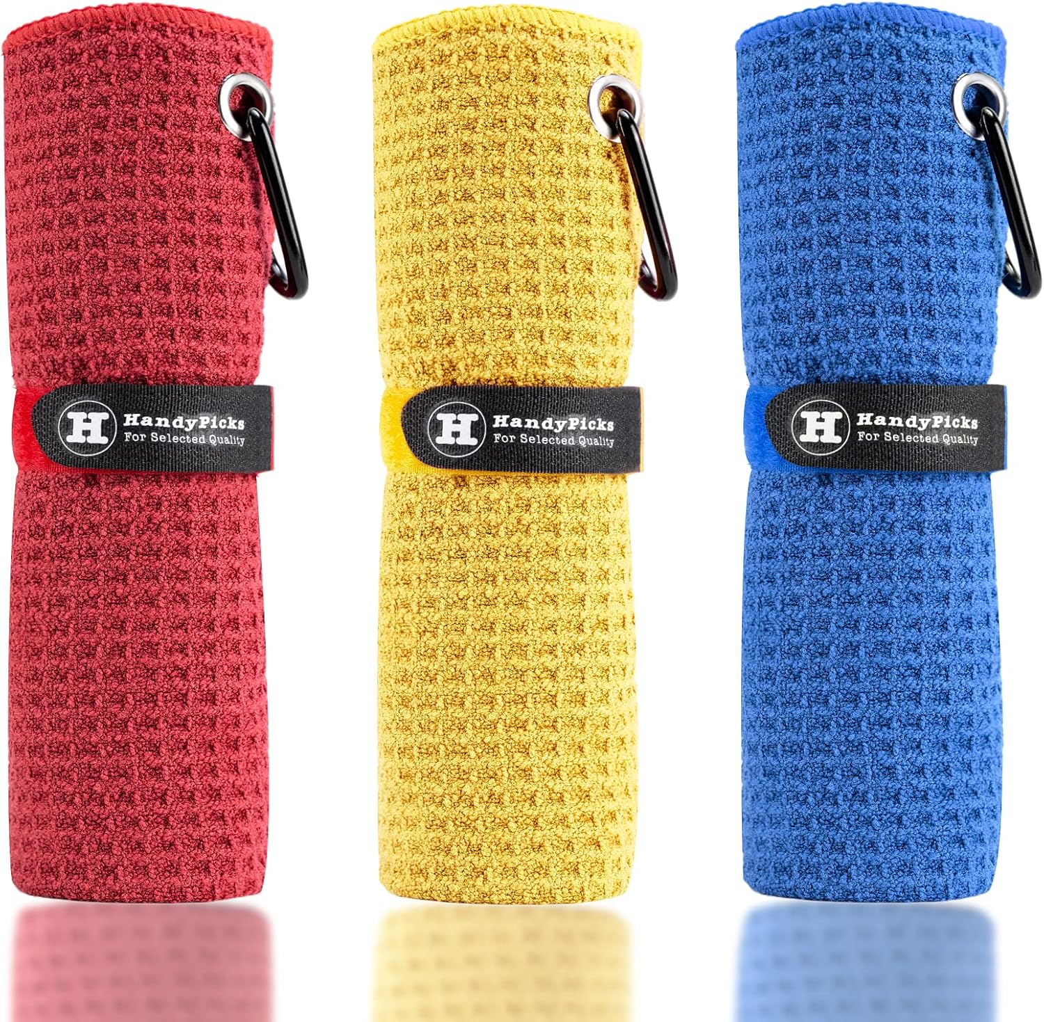 Handy Picks Microfiber Golf Towel (16" X 16") with