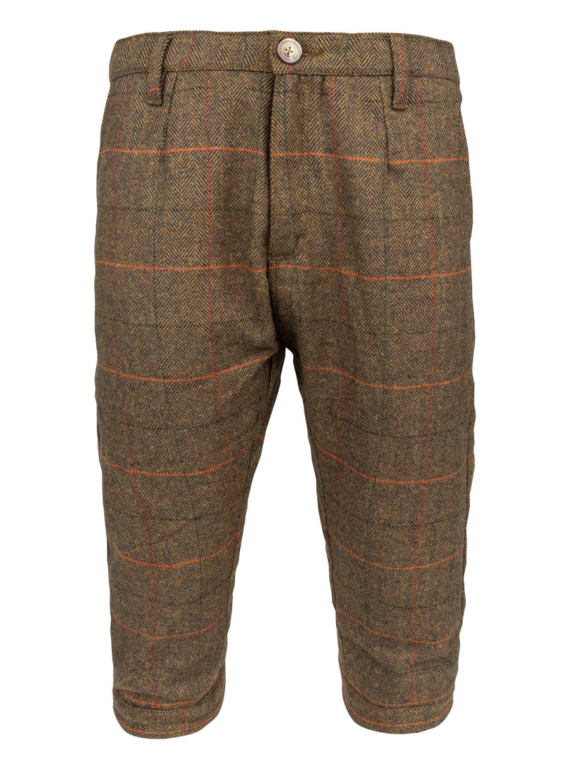 JACK PYKE 34" Men’s Tweed Shooting Breeks – Wool Blend Fully Lined Brown Hunting Trousers with Adjustable Cuffs and Pockets for Outdoor Hunting & Clay Shooting