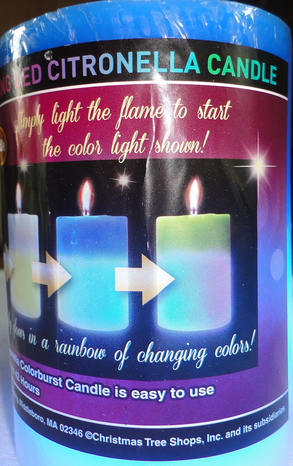 Color Changing LED Citronella Candle Home & Kitchen