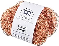 Vista 9 de Redecker Paño de Fregado de Cobre Tejido de 2 Capas y Toallita de Limpieza de Microfibra – Superficie Dual, Antiarañazos, Reutilizable y Lavable a
