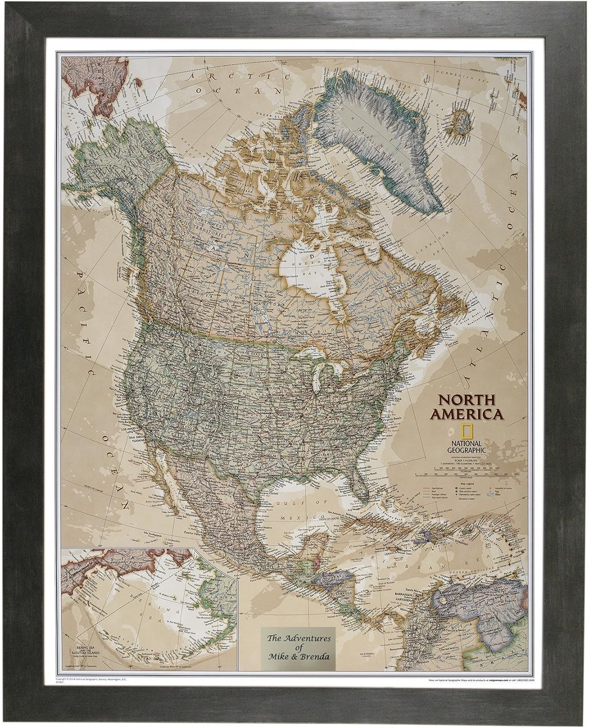 Push Pin Travel Maps Customizable Posters & Prints - Rustic Black - Personalized Framed Pin Map, Arrives Ready to Hang with 150 Pins - Handcrafted in USA - 27.5" x 39.5"