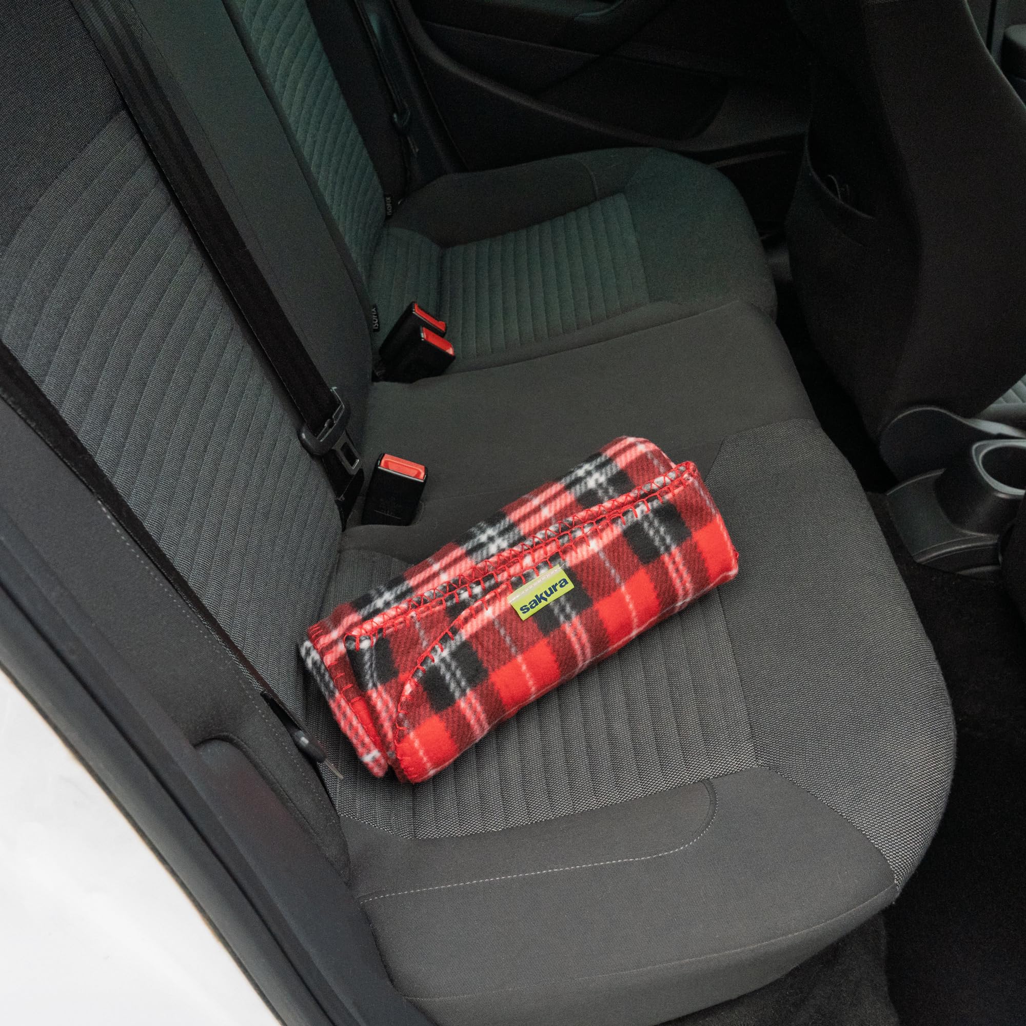 Sakura SS5303 Koc podróżny 180 cm x 120 cm, tartan