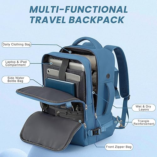 Miniatura 4 de Mochila de viaje, Azul profundo, Viajes