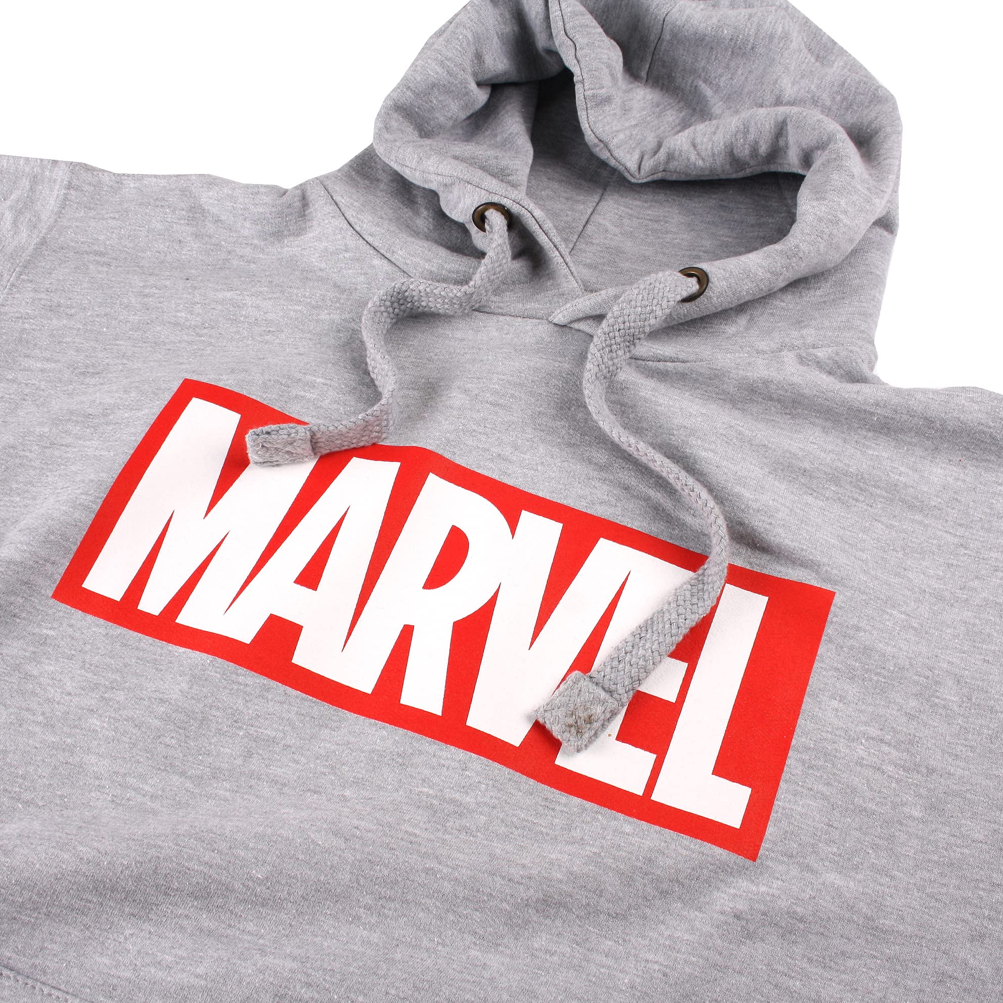 Marvel Męska bluza z kapturem z logo Core