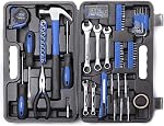 CARTMAN 148Piece Tool Set General Household Hand Tool Kit with Plastic Toolbox Storage Case Blue