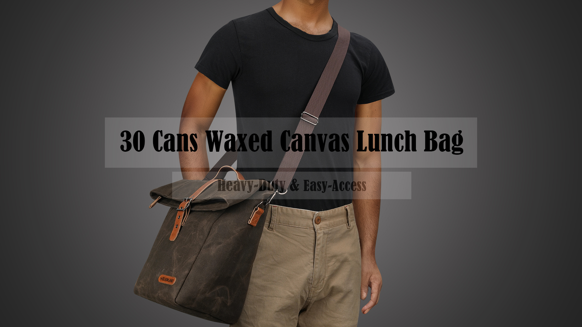 Amazon.com: WELKINLAND 6H Insulation Leakproof Waxed Canvas Lunch