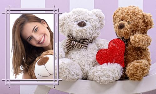 Quadros de fotos de ursinho de pelúcia