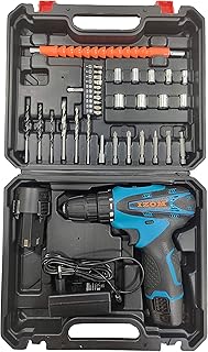 IZOM 12v Cordless Drill Set(Set of 38 in Blow Mould Case,Blue) Price In India
