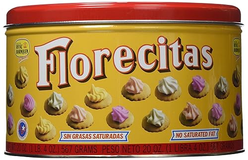 Juego de 2 galletas Florecitas Iced Gems de Royal Borinquen de 20 onzas