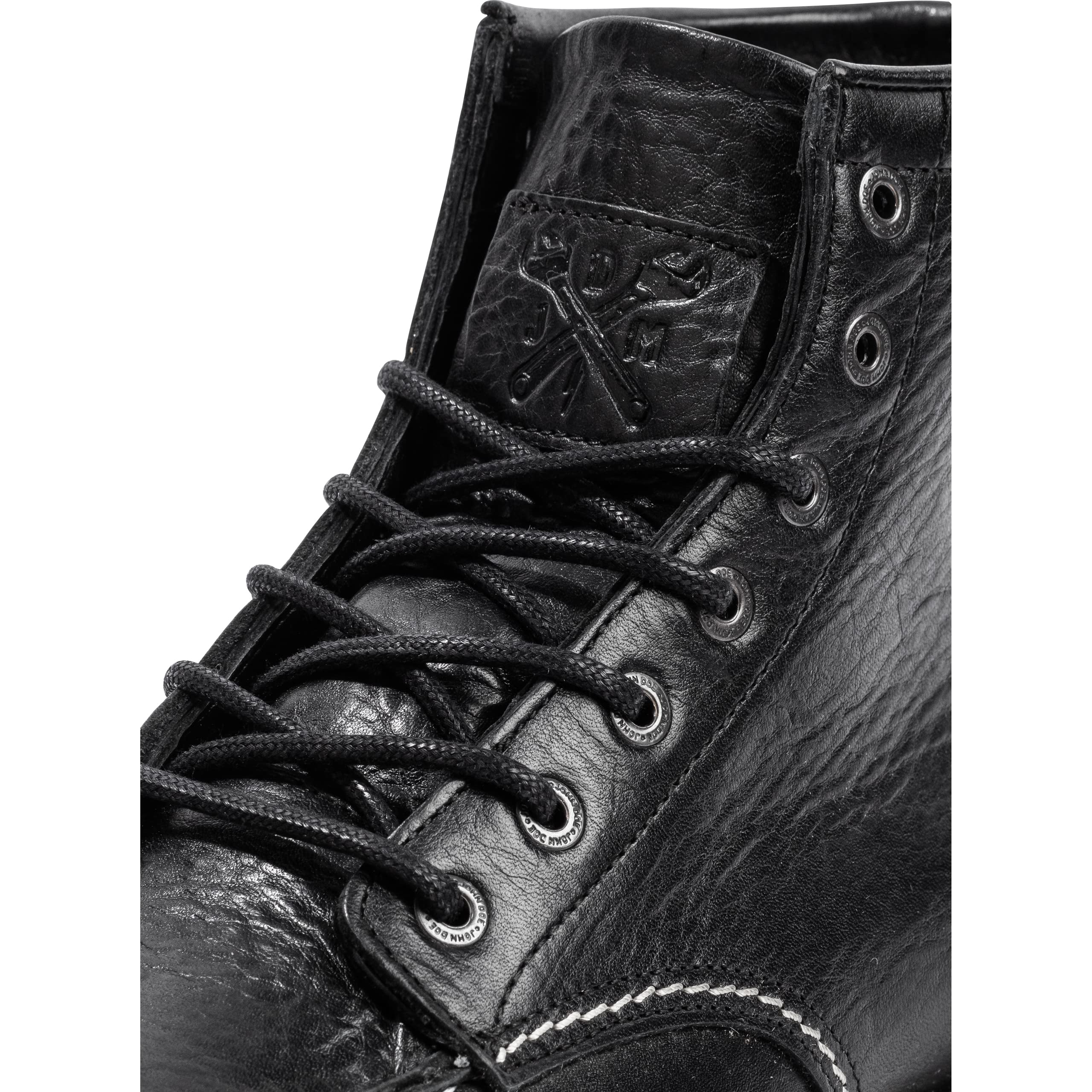 John Doe Rambler Stiefel – Motorradstiefel Leder – Schwarz/Braun – Handgefertigt