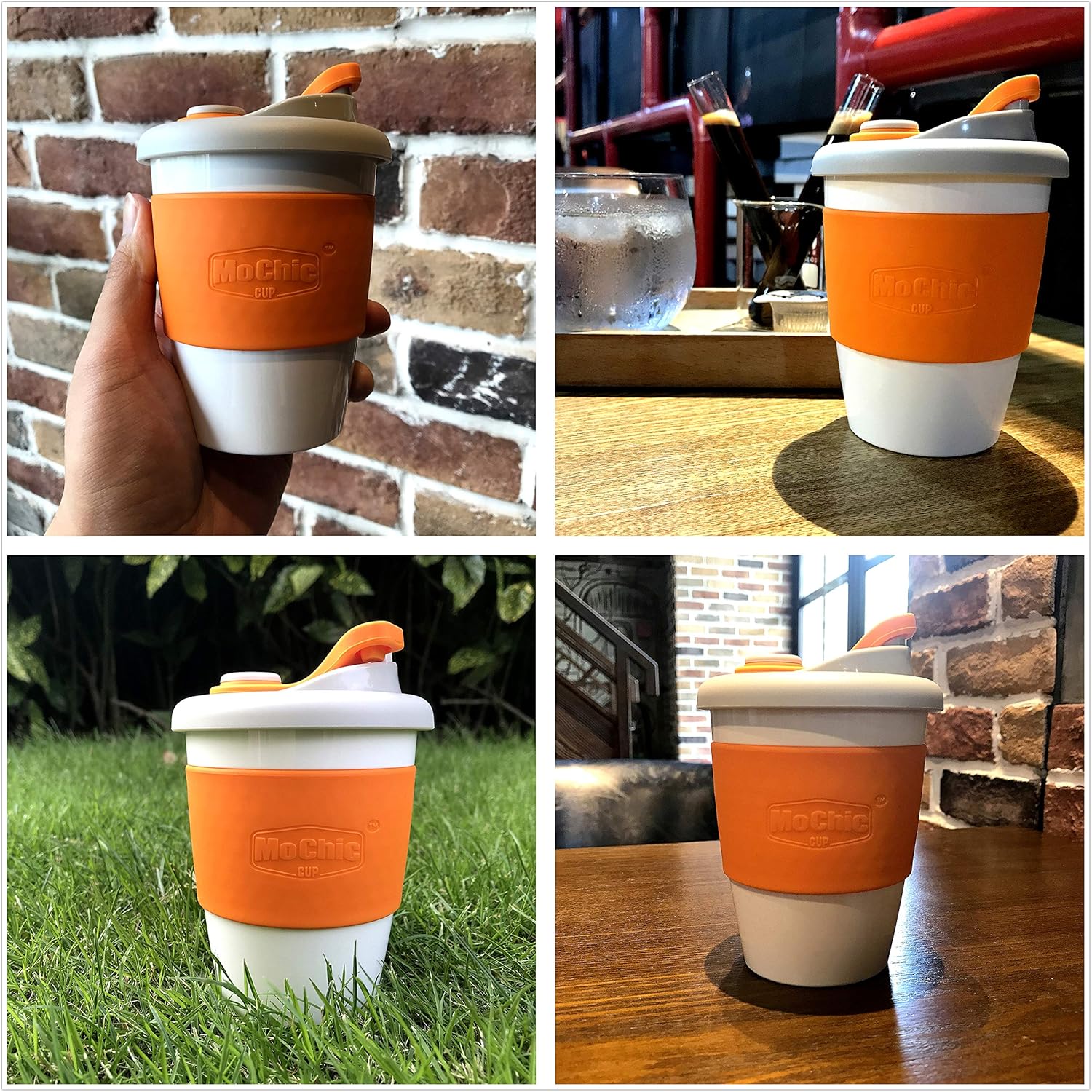 Exсluѕіvе Dіѕсоunt 60% Prісе Reusable Coffee Cup Travel Mug with Leak-Proof Lid Non-Slip Sleeve Biodegradable PLA BPA Free Dishwasher Microwave Safe (Orange, 12Oz) Nеw Arrіvаlѕ Reusable Coffee Cup Travel Mug with Leak-Proof Lid Non-Slip Sleeve Biodegradable PLA BPA Free Dishwasher Microwave Safe (Orange, 12Oz)