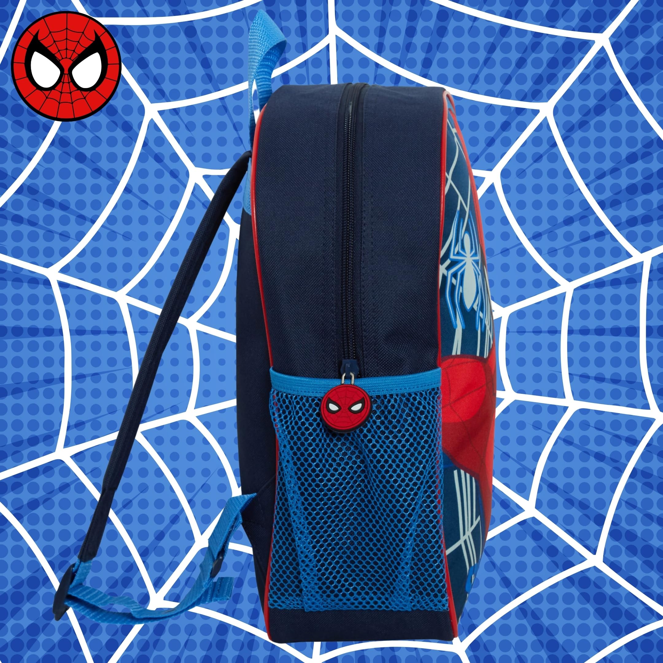 Marvel Spiderman Zaino Che Brilla al Buio Ragazzi Viaggio Scuola Sacchetto del Pranzo