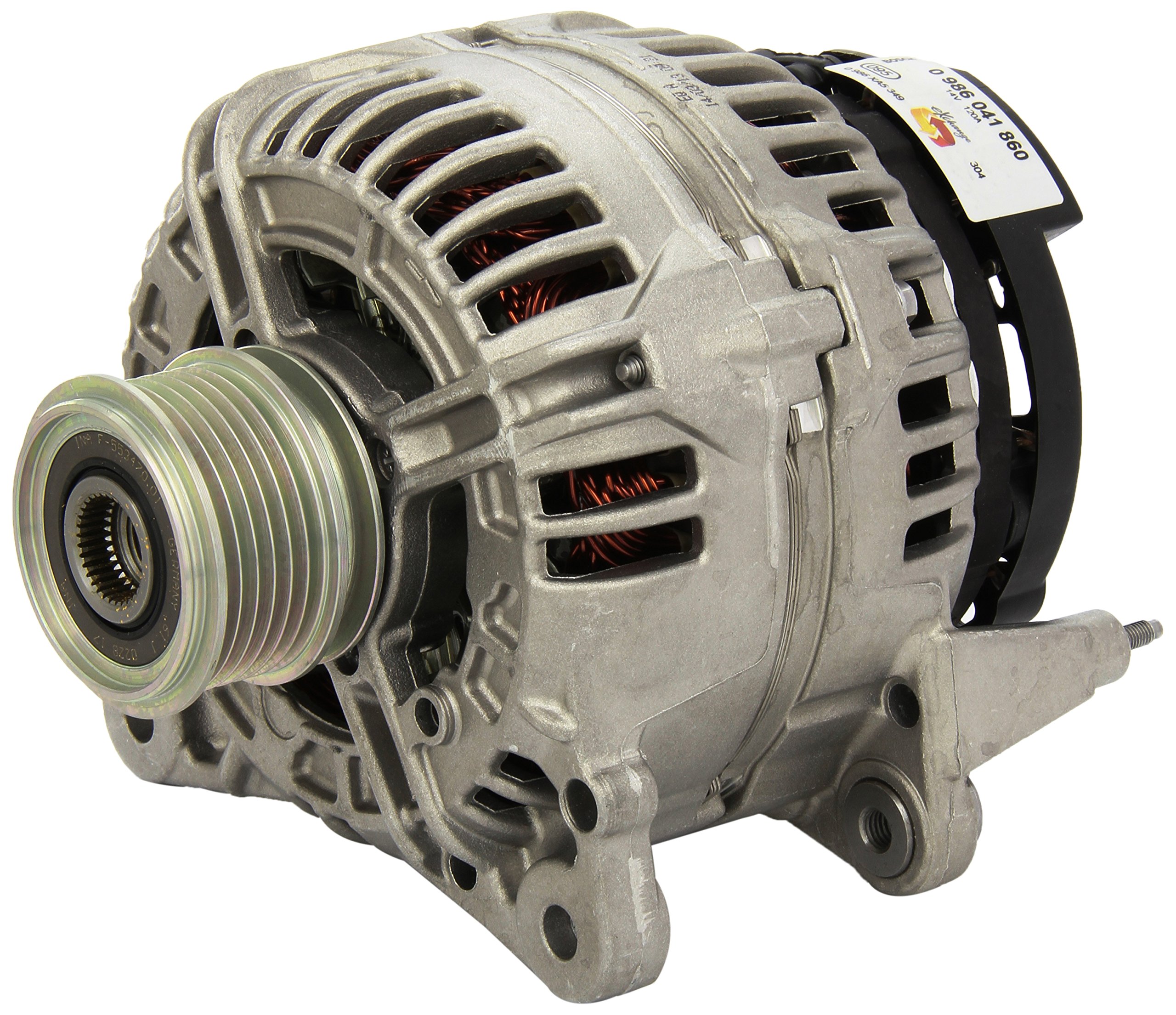 BOSCH Alternateur 120A avec poulie débrayable Compatible avec VW Golf 4 3/5 portes 1J1 028903028E LR1120701 4186 0 986 041 860