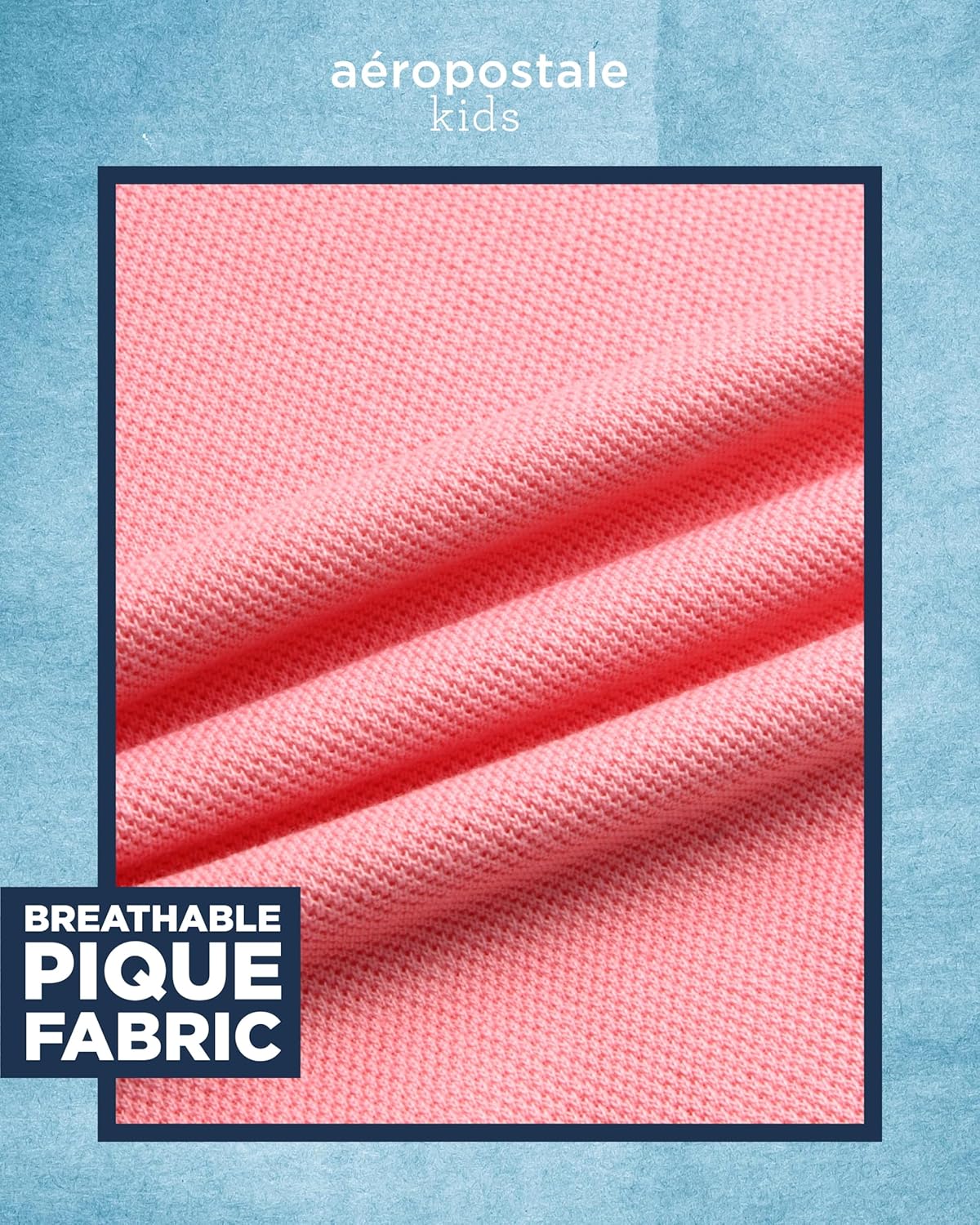 AEROPOSTALE Boys Polo Shirt - Soft Cotton Stretch Classic Fit Athletic Short Sleeve Collared Golf Polo Shirt for Boys - Image 5