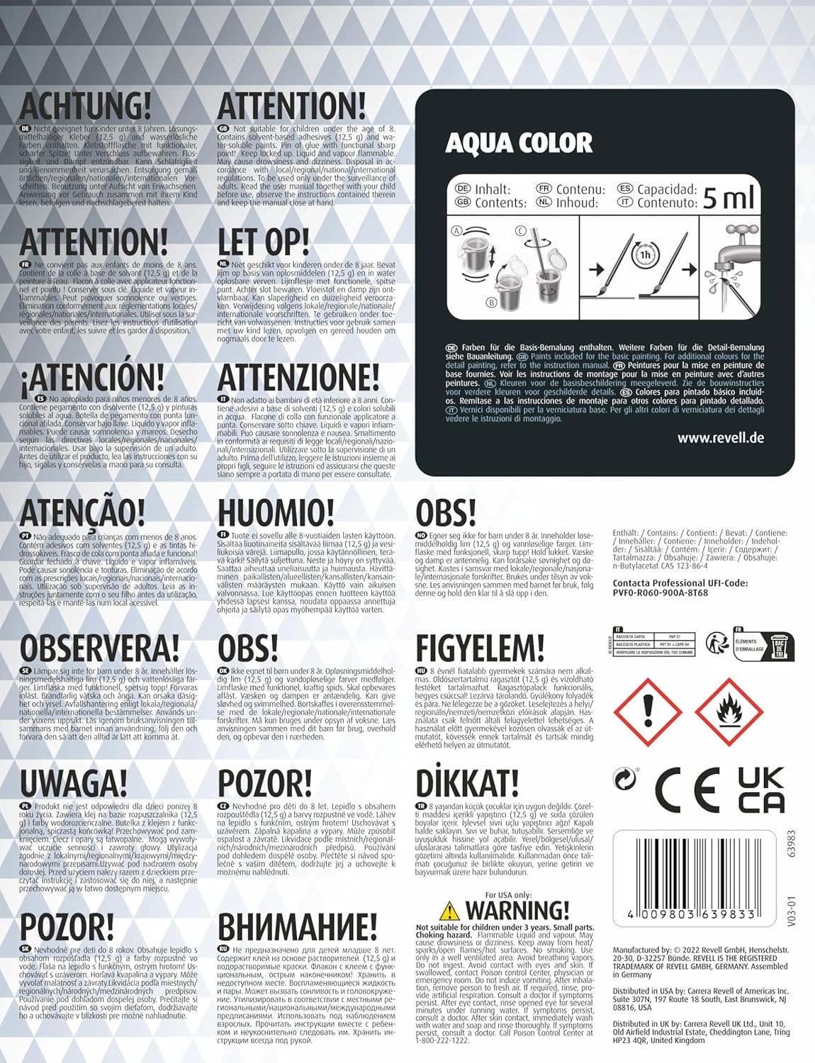 Revell 63983 Vought F4U-1D Corsair Model Set