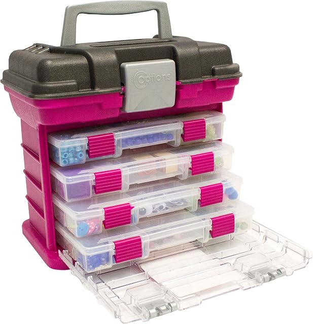 Creative Options Grab-n-Go Small Storage Rack Magenta 1354-83
