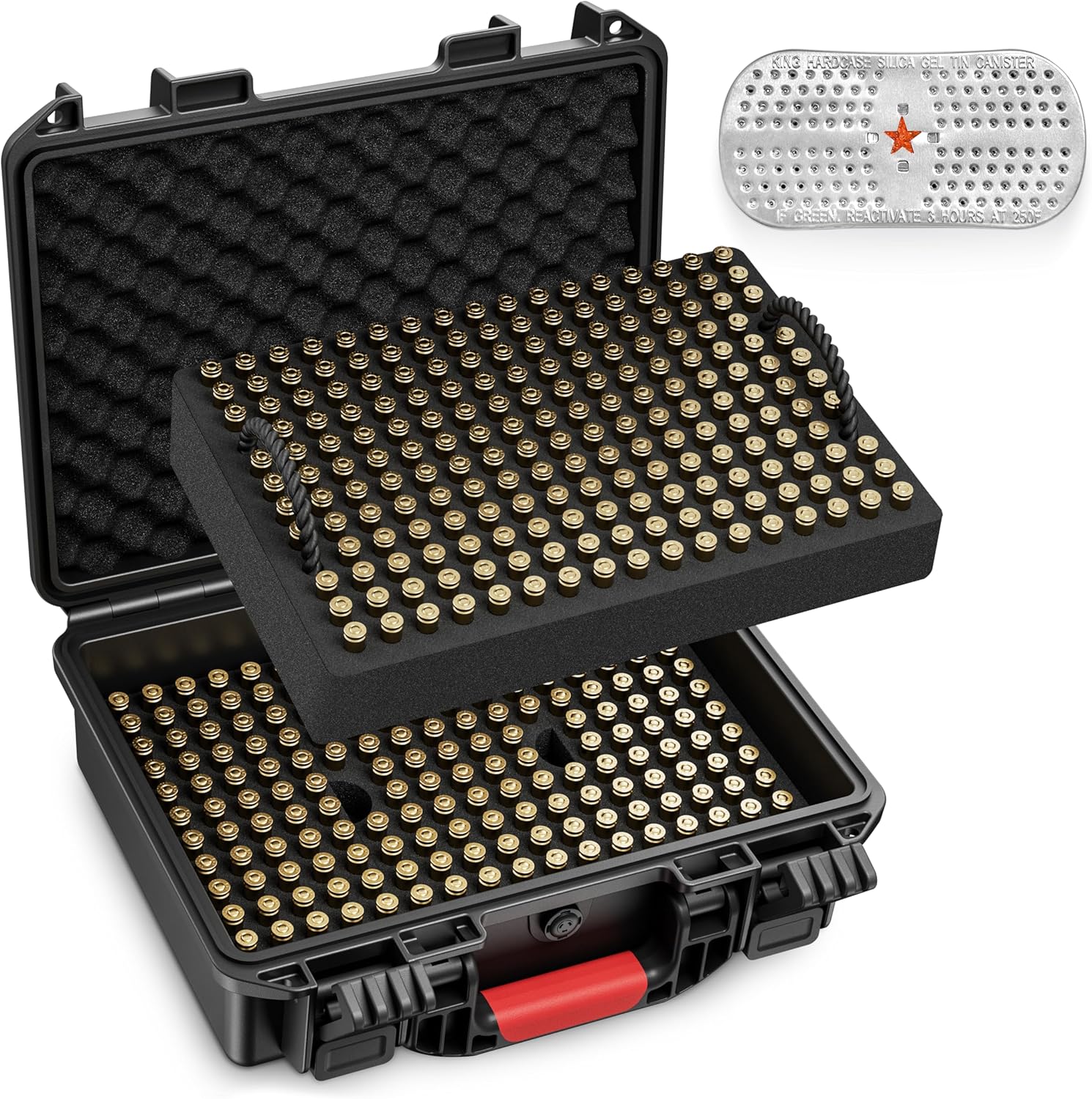 Fit SIG SAUER P320 P365 9mm Pistol Case & 350 Round 9mm Bullet Locking Storage Case