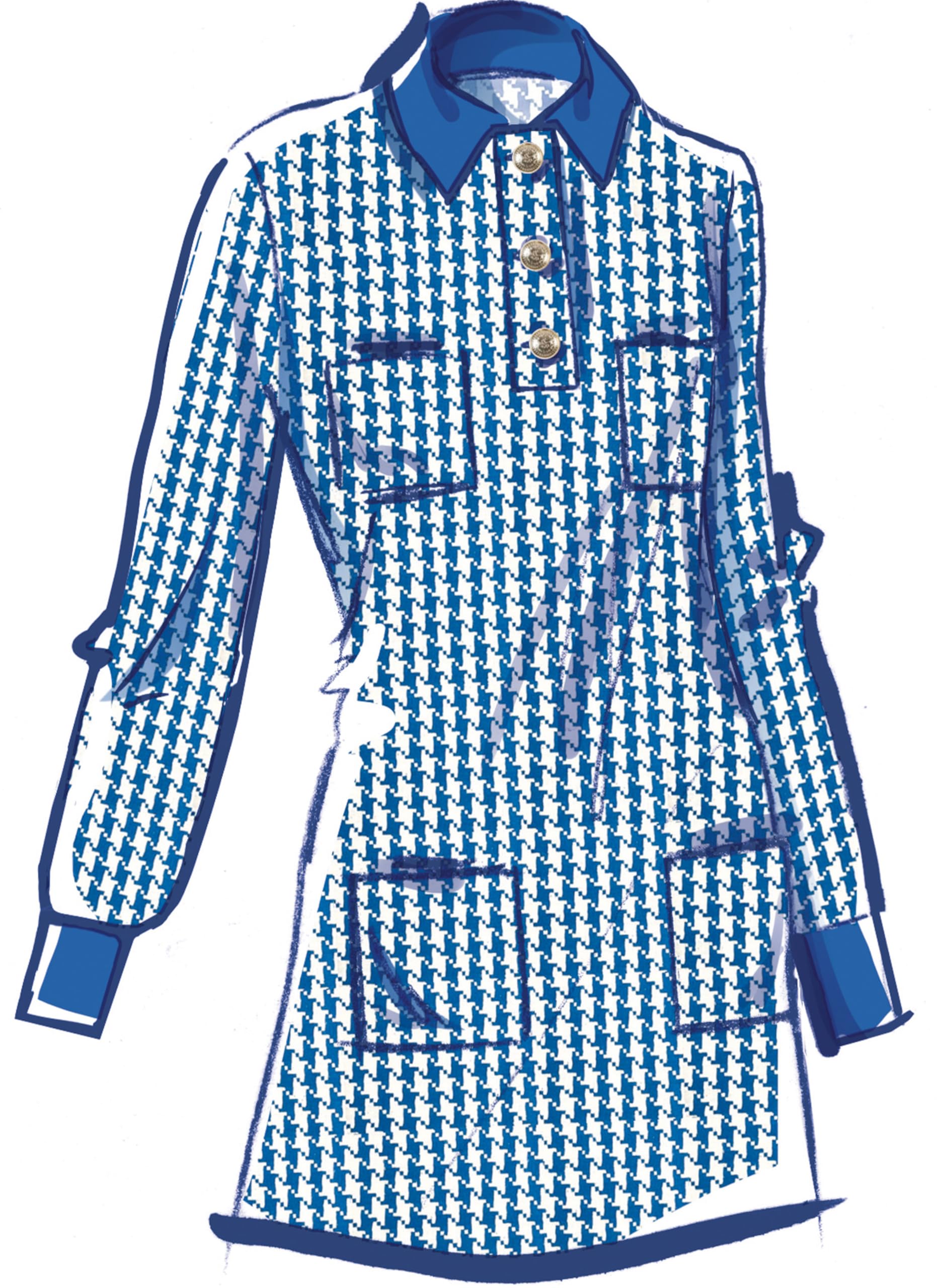 MCCALLS M8508Y5 Patron De Couture Robe Avec Manches Pour Femme Variations Y5 (46 48 50 52 54