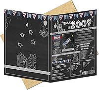 Vista 13 de Tarjeta de cumpleaños número 97, tarjeta jumbo de feliz cumpleaños para hombres o mujeres nacidos en 1928, regalos divertidos grandes para papás