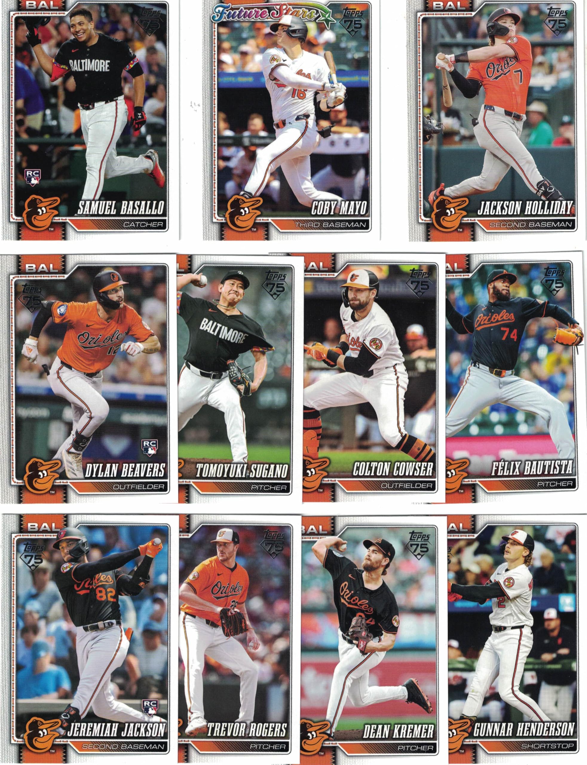 Baltimore Orioles/Complete 2026 Topps Baltimore Orioles Baseball