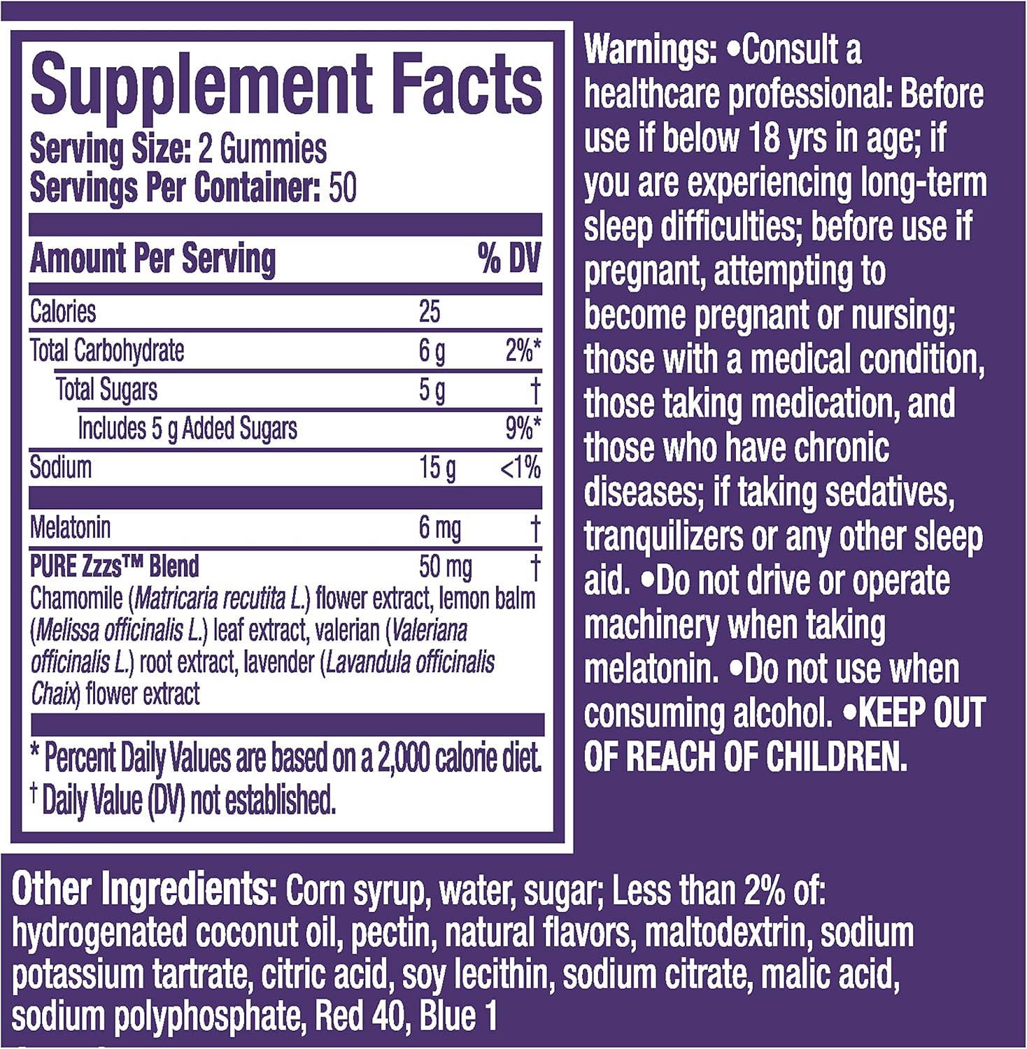 Zzzquil, Pure ZZZs, Enhanced Melatonin, Sleep Aid Gummies, 3X Melatonin, Helps you Naturally Fall Asleep Fast