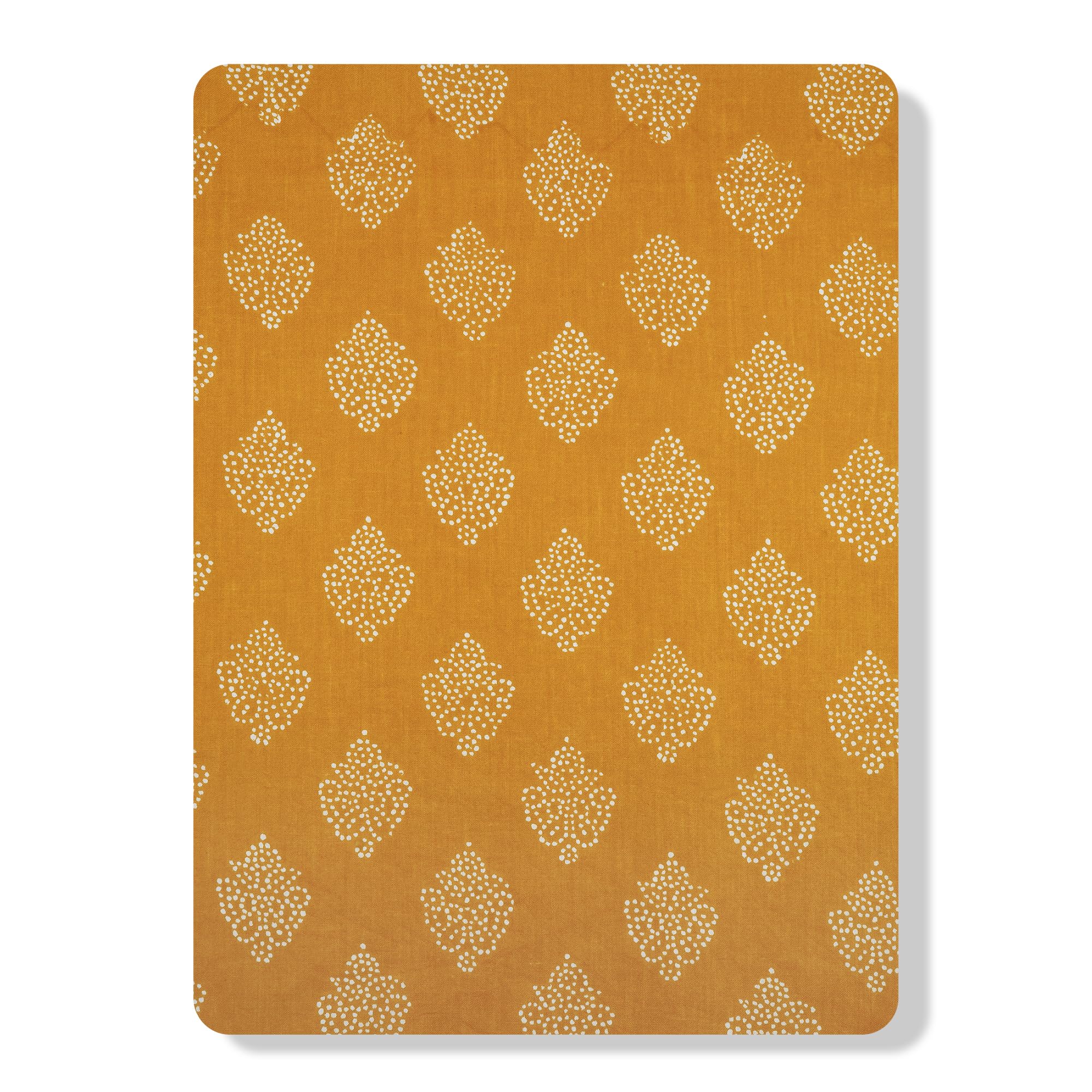 Pure Cotton Women's Unstitched Printed Fabric Dress Material (Length 2.5 Meters, Width ~42 Inches) (Mustard)-image-38