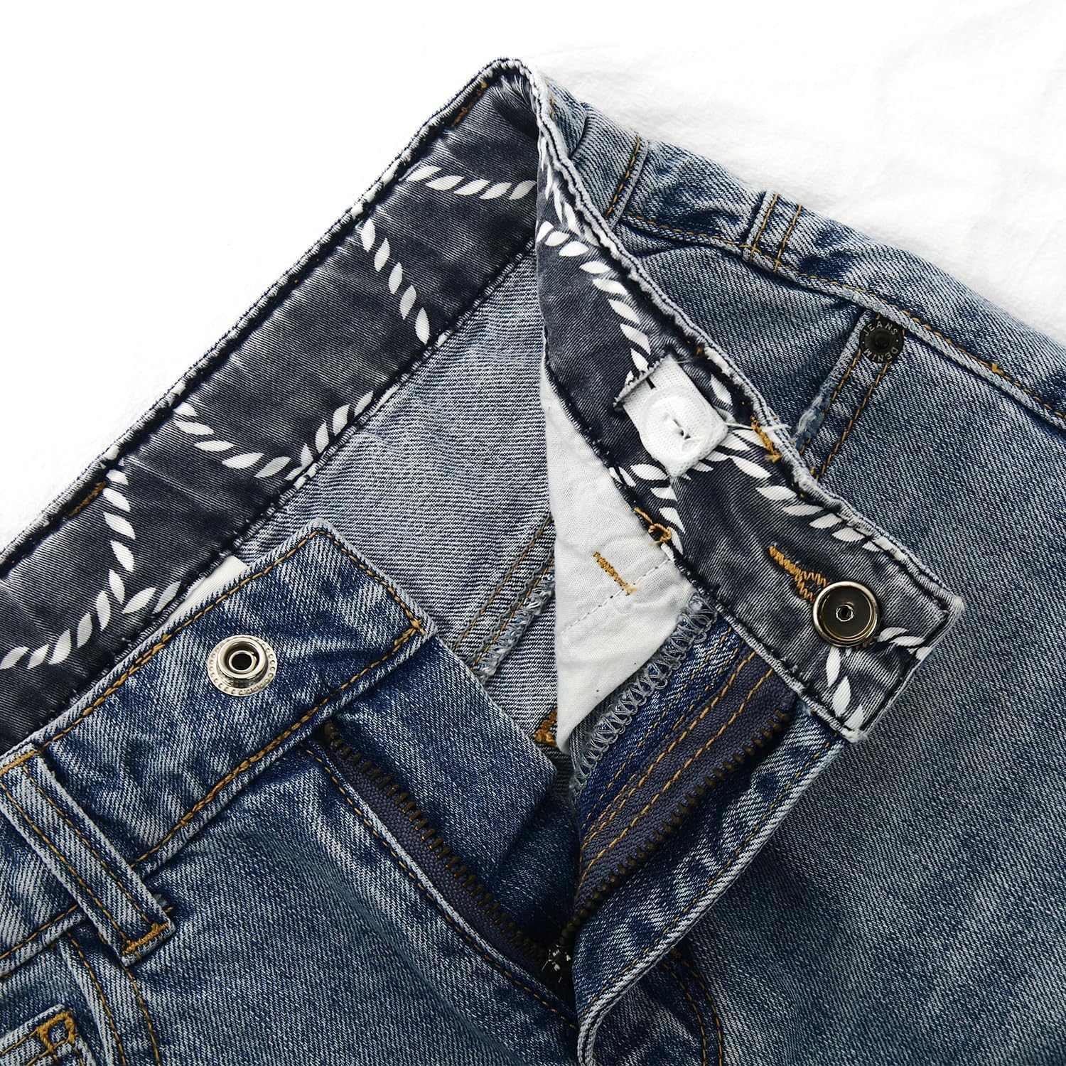 KIDSCOOL SPACE Girl Slim Jeans,5-14T Straight Fit Simple Desgin Denim Pants - Image 5