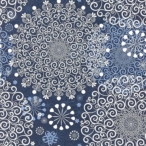 Miniatura 8 de Papel tapiz de papel tapiz bohemio azul bohemio para despegar y pegar, papel de contacto para paredes, 17.5 pulgadas x 10 pies, rollo de papel de