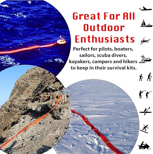 Miniatura 4 de SEERESCUE Streamer Survival Tool - The Easy to Use, Portable Rescue Device to Use on Land, Sea, or Snow, Day or Night When Lost or Stranded to