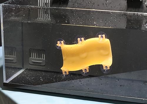 Miniatura 3 de ONTEN Acuario Betta Túnel, Ejercicio y Relajación para Sus Peces (Naranja)