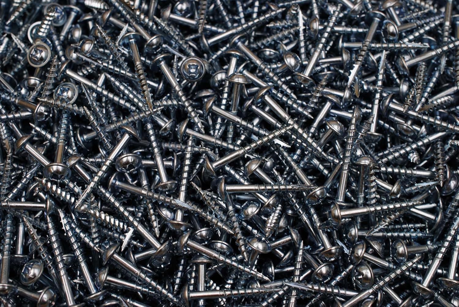 (700) Combo Drive Washer Head 8 x 1-1/4 Pocket Hole Type 17 Coarse Wood Screw #8