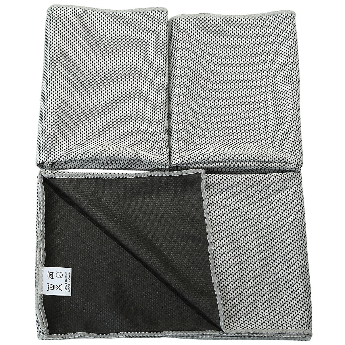 Serviette Rafraîchissante Instantanée Ice Cooling Towel - Bleue 30x85 Cm - Pour Sport, Course, Gym